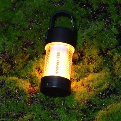 Introdução às funções da lanterna de acampamento